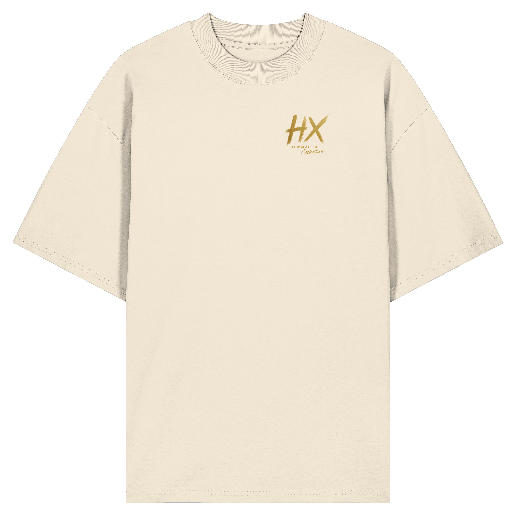 Presence Is Soulwork - Organic Oversize Tee Natural Raw