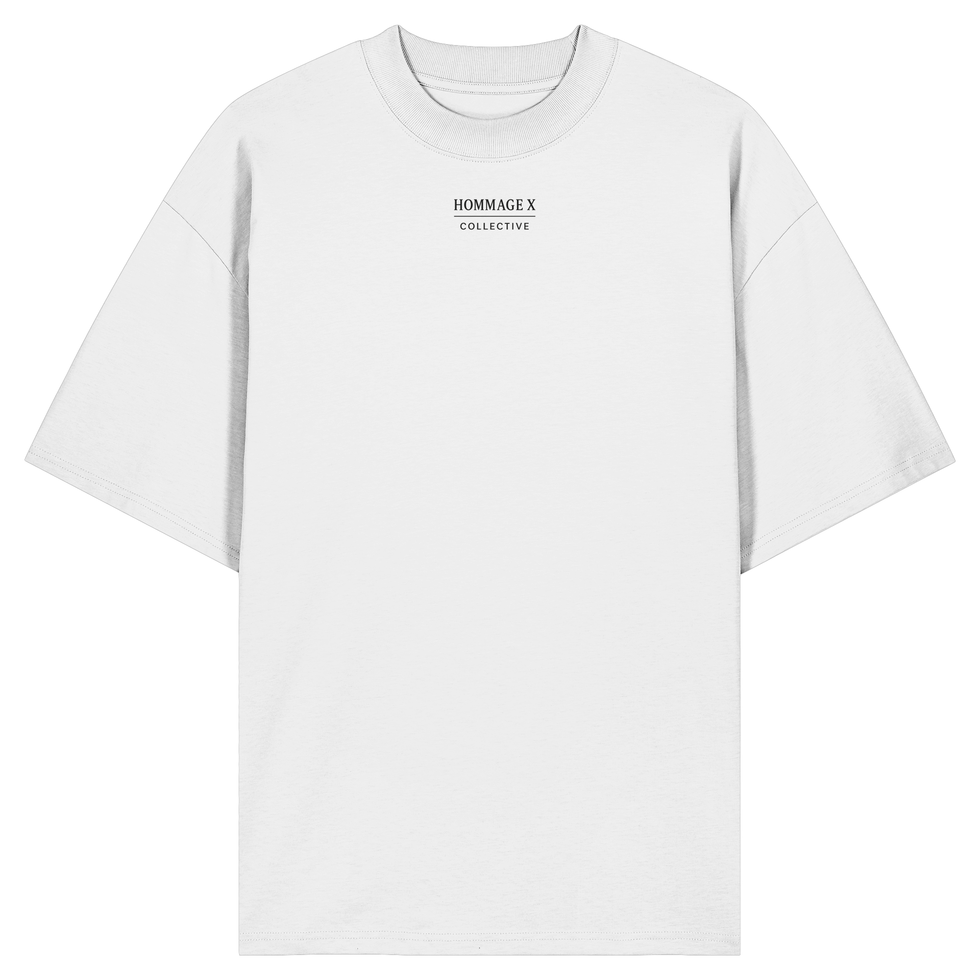 Organic Logo Unisex Tee Oversized White